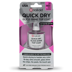 Nail-Aid - Quick Dry Glass Shine Top Coat