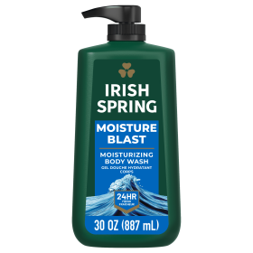 Irish Spring Mens Moisture Blast Scented Body Wash, 30 oz