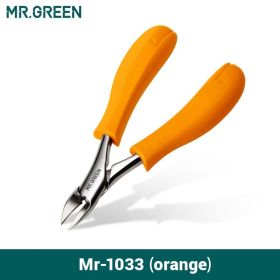 MR.GREEN Nail Clippers Toenail Cutters Pedicure Manicure Tools Anti-Splash Ingrown Paronychia Professional Correction Tool Sets (Color: Mr-1033OR)