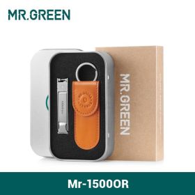 MR.GREEN Ultra-Thin Nail Clippers Collapsible Portable Travel Fingernail Nail Scissors Cutter Stainless Steel Manicure Tools (Color: Mr-1500OR)